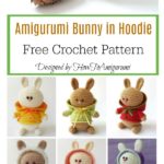 Amigurumi Bunny in Hoodie Free Crochet Pattern