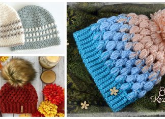 Baby Puff Stitch Hat Free Crochet Pattern