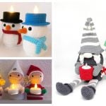 Christmas Lightholder Free Crochet Pattern