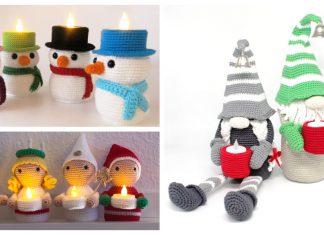 Christmas Lightholder Free Crochet Pattern