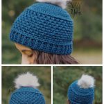 Crochet Puff Stitch Hat Free Pattern