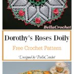 Dorothy’s Roses Doily Free Crochet Pattern