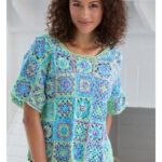 Granny Square Top Free Crochet Pattern