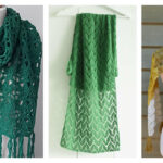 Leaf Lace Scarf Free Crochet Patterns