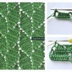 Leaf Stitch Baby Blanket Free Crochet Pattern