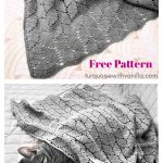 Leaf Stitch Blanket Free Crochet Pattern