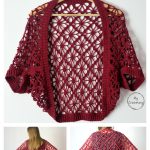 Meadow Lace Shrug Free Crochet Pattern