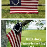 Old Glory American Flag Afghan Blanket Free Crochet Pattern