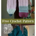 Pencil Scarf Free Crochet Pattern