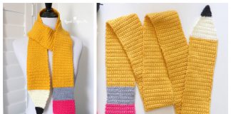Pencil Scarf Free Crochet Pattern