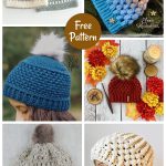 Puff Stitch Hat Free Crochet Pattern