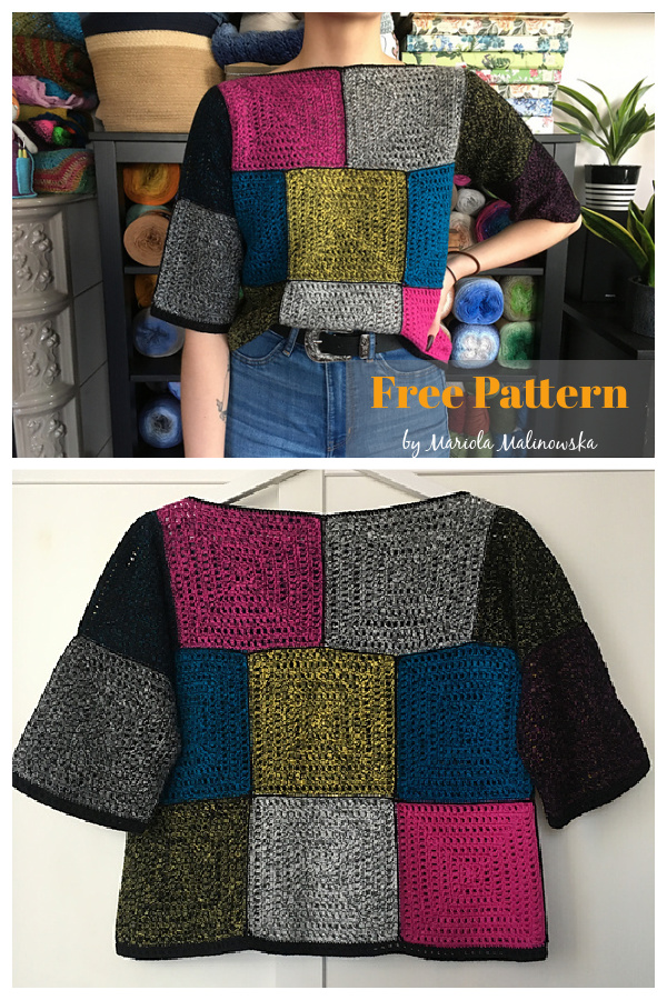 Simple Sweater Free Crochet Pattern