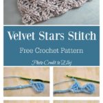 Velvet Stars Stitch Free Crochet Pattern