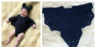 Adorable Baby Bat Set Costume Free Crochet Pattern