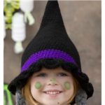 Adorable Witch Hat Halloween Costume Free Crochet Pattern