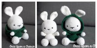 Amigurumi Bunny in Hoodie Free Crochet Pattern