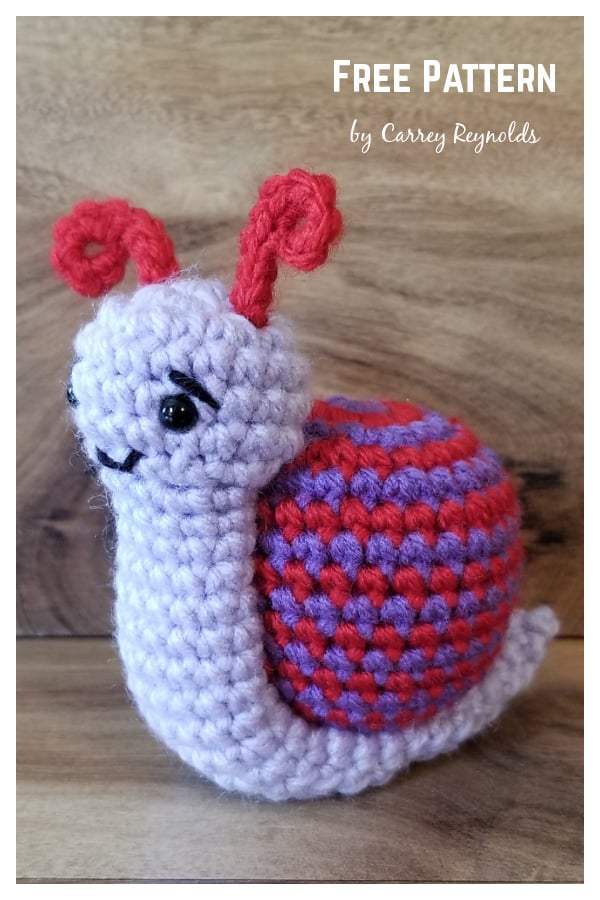 Amigurumi Funny Snail Free Crochet Pattern