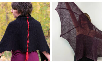 Bat Wing Shawl Crochet Patterns