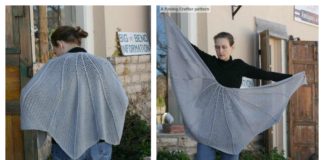 Bat Wing Shawl Free Crochet Pattern