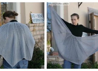 Bat Wing Shawl Free Crochet Pattern