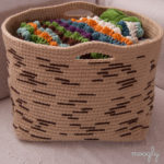 Birch Bark Basket Free Crochet Pattern