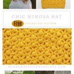 Chic Mimosa Hat Free Crochet Pattern