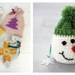 Christmas Gift Sack Bag Free Crochet Pattern