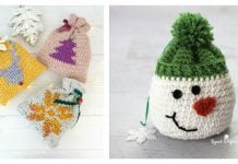 Christmas Gift Sack Bag Free Crochet Pattern