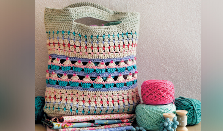 Cupcake Stitch Bag Free Crochet Pattern
