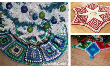 Granny Christmas Tree Skirt Free Crochet Pattern