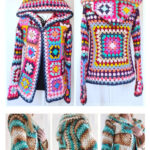 Granny Square Cardigan Crochet Pattern