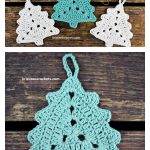 How to Crochet Christmas Tree Ornament Video Tutorial