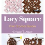 Lacy Granny Square Free Crochet Pattern