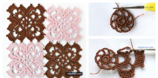 Lacy Granny Square Free Crochet Pattern