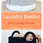 Laundry Basket With Handles Free Crochet Pattern