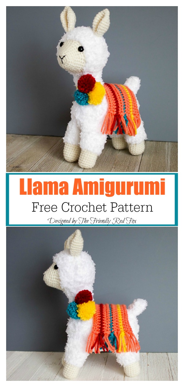 Llama Amigurumi Free Crochet Pattern