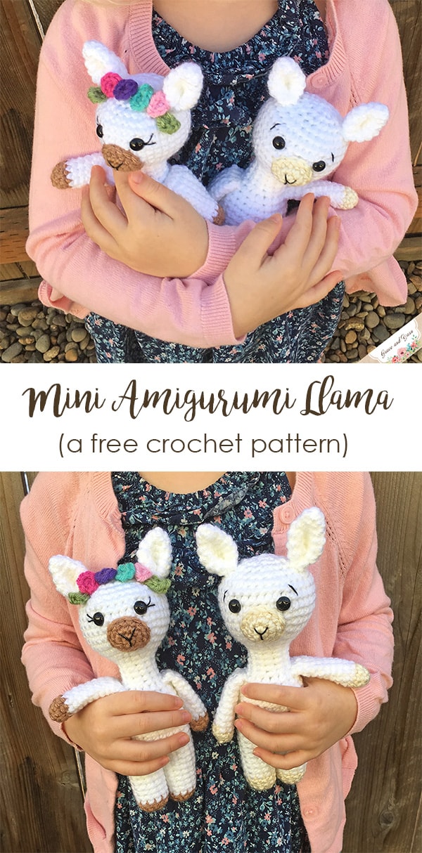 Mini Amigurumi Llama Free Crochet Pattern