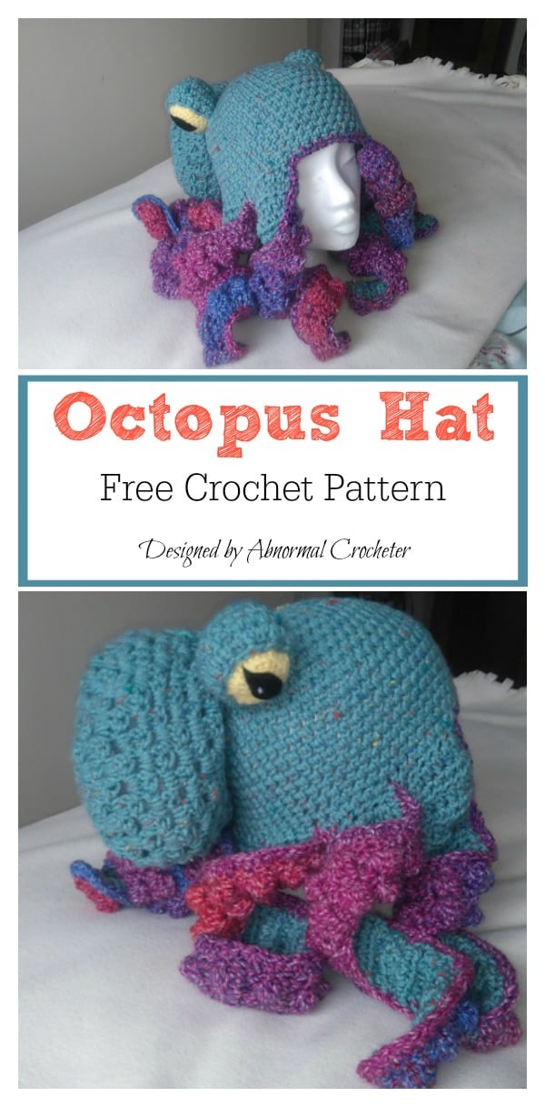 Octopus Hat Free Crochet Pattern