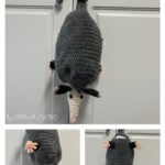 Opossum Bag Holder & Dispenser Free Crochet Pattern