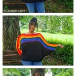 Oversize Batwing Sweater Free Crochet Pattern and Video Tutorial