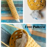 Plastic Bag Holder and Dispenser Free Crochet Pattern