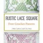 Rustic Lace Square Free Crochet Pattern