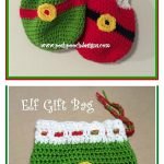 Santa And Elf Gift Bags Free Crochet Pattern