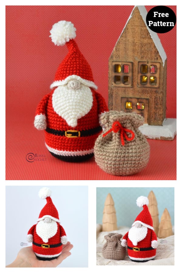Santa Claus Amigurumi Free Crochet Pattern