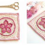 The Fab5Flower Square Free Crochet Pattern