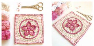 The Fab5Flower Square Free Crochet Pattern