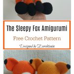 The Sleepy Fox Amigurumi Free Crochet Pattern