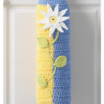Two Color Plastic Bag Keeper Free Crochet Pattern
