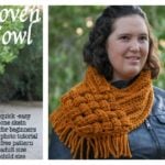 Woven Cowl Free Crochet Pattern