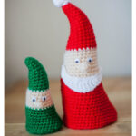 Santa and little Elfus Free Crochet Pattern